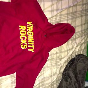 Virginity rocks hoodie